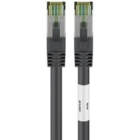 goobay Cat.8.1 netwerkkabel Zwart, 3 meter, S/FTP (PiMF), RJ-45