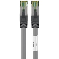 goobay Cat.8.1 netwerkkabel Grijs, 0,5 meter, S/FTP (PiMF), RJ-45