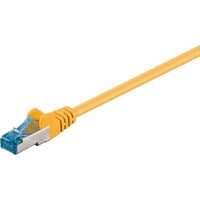 goobay Patchkabel RJ-45 S/FTP met Cat.6a Geel, 10 meter