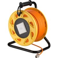 goobay Patchkabel RJ-45 S/FTP met Cat.7a Oranje, 90 meter, verlengkabel