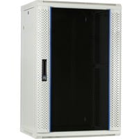 DSI 18U Witte Wandkast met glazen deur - DS6418W server rack Wit, 600 x 450 x 900mm