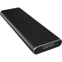 ICY BOX IB-183M2 - Externe behuizing voor M.2 SATA SSD Zwart, USB 3.0