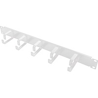 LogiLink 19" Cable Management Bar kabelmanagement Grijs, 1U