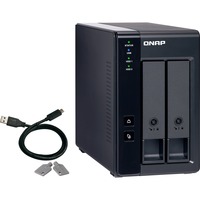 QNAP TR-002 Uitbreidingsbehuizing externe behuizing Zwart