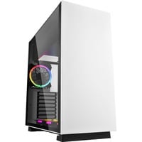 Sharkoon PURE STEEL RGB midi tower behuizing Wit | 2x USB-A | RGB | Tempered Glass