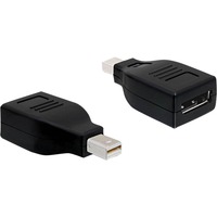 DeLOCK Adapter Mini-DisplayPort 1.2 > DisplayPort Zwart