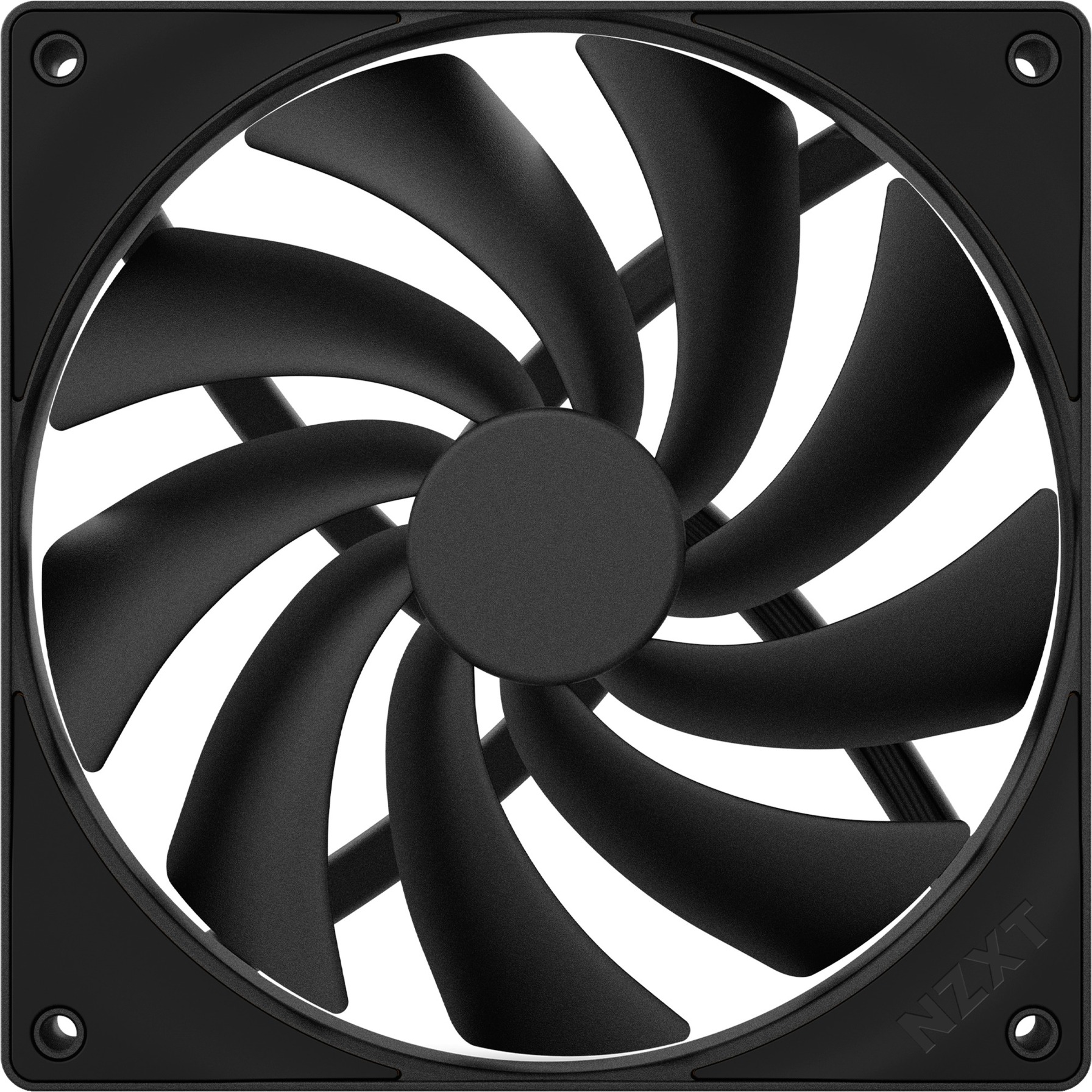 NZXT F140Q case fan Zwart