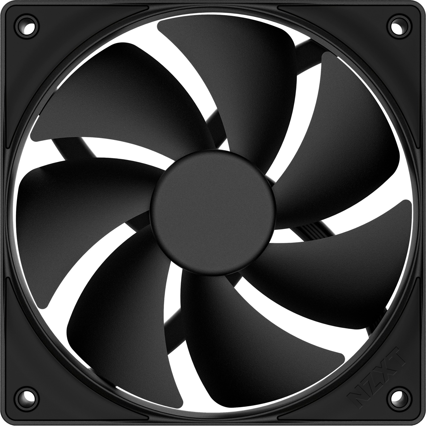 NZXT F120P case fan Zwart