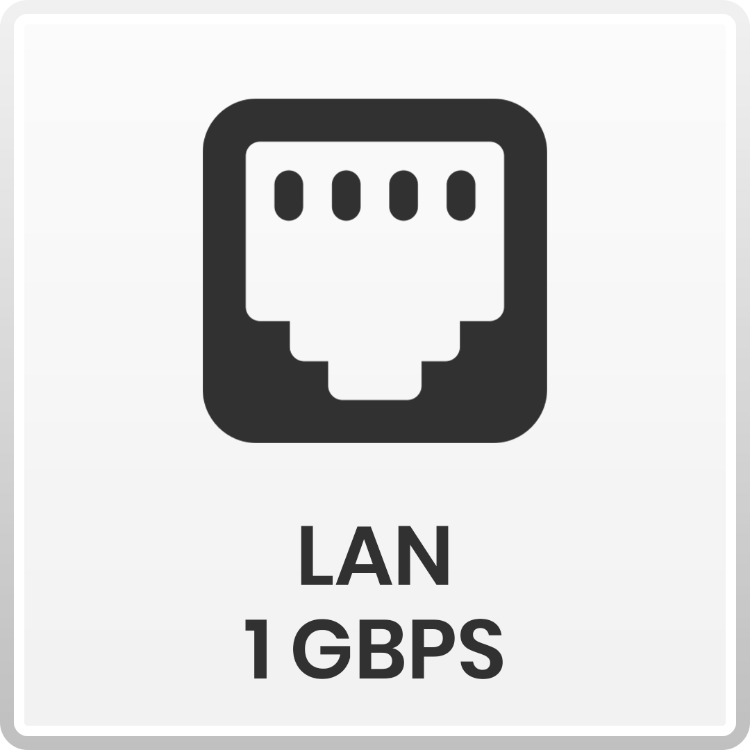 Deze laptop is voorzien van een Gbps RJ-45 netwerkaansluiting.