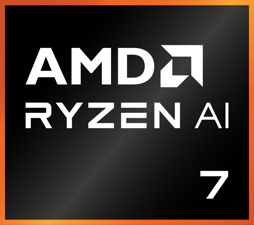 Deze laptop is voorzien van een AMD Ryzen AI 7 processor.